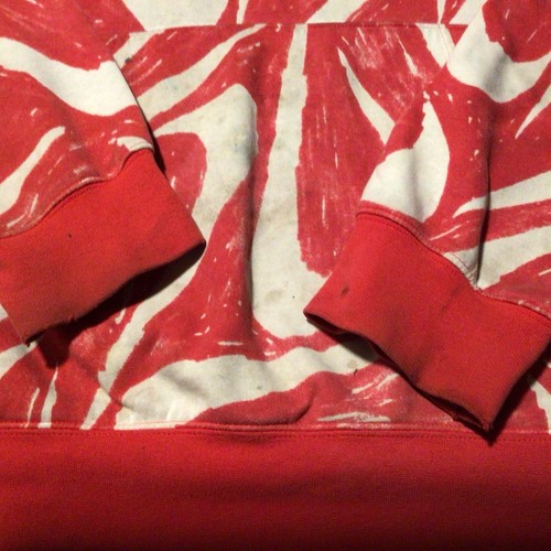 Felpa Nike con Cappuccio Adulto Taglia XXL Rosso Swoosh Pullover Uomo Rara! - Foto 2 di 8