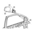 Genuine Mopar Outside Rear-View Mirror Right 5SH42KXJAF