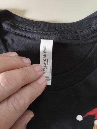 Size S Mariah Carey (In My Pocket) Christmas Black Pocket T-Shirt NEW SEE PHOTOS - Picture 3 of 7