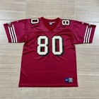 Vintage Men’s Size L (48) Reebok QB Club Jerry Rice SF 49ers Jersey Made In USA
