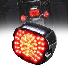 Motorcycle Led Tail Light LED Brake Turn Signal Rear Light Low Profile Tailli...