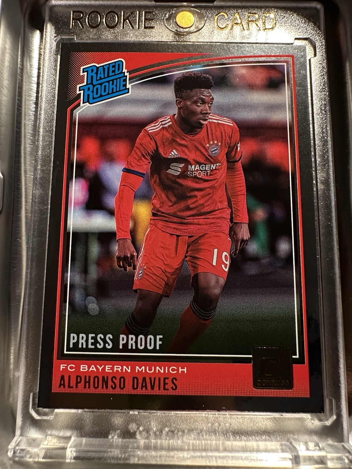 2018 Donruss Silver Press Proof ALPHONSO DAVIES rc rookie #176 CANADA