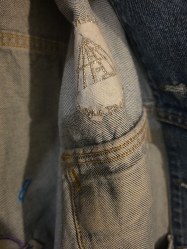 Vntg Levi’s Denim Jean Jacket GRAND OPENING of Rock & Roll Hall of Fame &Museum - Bild 12 von 20