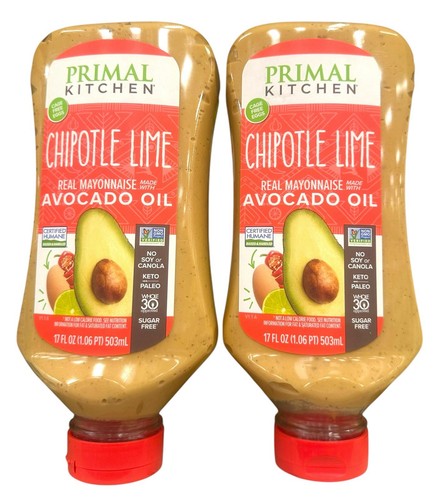 Primal Kitchen - Chipotle Lime Avocado Oil Mayonnaise- 17oz - 2 PACK - Picture 1 of 2