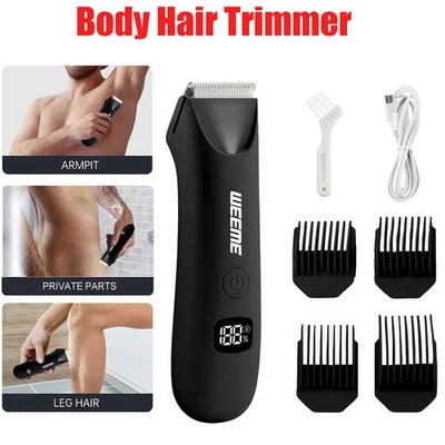 Balls Trimmer Pubic & Body Hair Trimmer Groomer for Private Parts Electric Razor