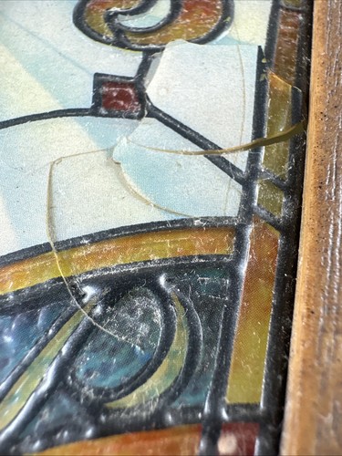 Old Style Bier Tiffany Uhr Registrierkasseneinheit funktioniert 13 3/4” x 8 1/2” - Bild 7 von 11