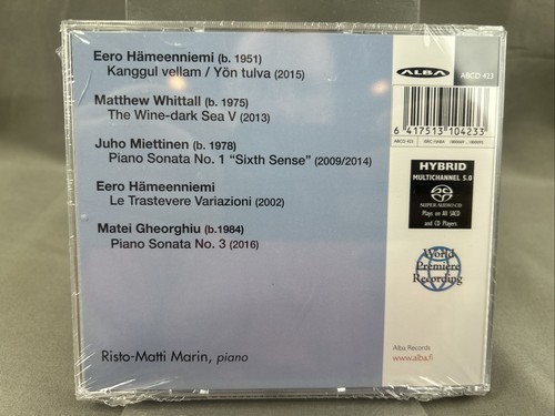 SIXTH SENSE by Risto-Matti Marin (Super Audio CD (SACD), 2018) NIB NEW SEALED - Picture 2 of 3