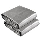 20x24 Ft 2 Pack Waterproof Poly Tarp Heavy Duty Protect Cover 10-mil Tarpaulin