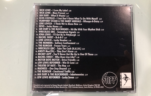 THE STIFF RECORDS BOX SET BY RHINO (4 DISC SET) - Picture 9 of 16