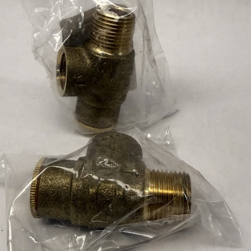 (SET2)  MERRILL PRVNL50-A  1/2"INLET/OUTLET  NO-LEAD BRASS PRESSURE RELIEF VALVE - Picture 3 of 4