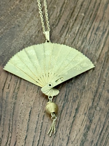 Collar abanico chino plegable vintage - Imagen 3 de 7