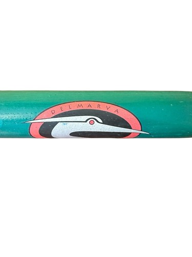 Vintage Delmarva Shorebirds 18" Mini grün Holz Souvenir Baseballschläger 1997 - Bild 2 von 6