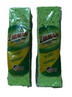 2x Libman Scrubster Sponge Mop Refills #03105 – Easy Snap-On – Super Absorbent