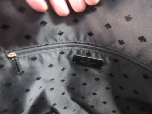 Kate Spade Lola Joeley Black Glitter Penny Double Handle Large Hand Bag , MINT - Picture 10 of 12