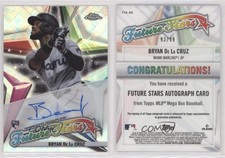 2022 Chrome Logofractor Edition Future Stars /99 Bryan De La Cruz Rookie Auto RC