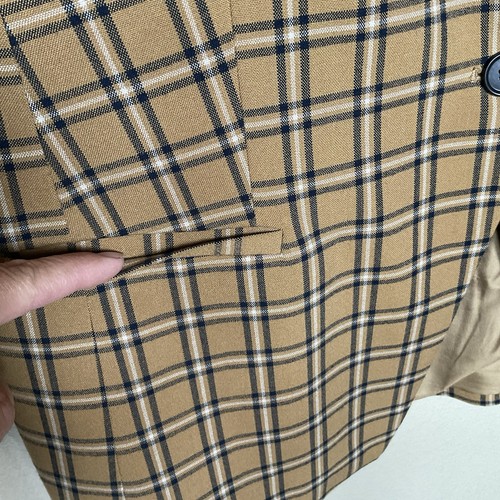 Ann Taylor Loft Karo Blazer Damen Maschinenwäsche, Old Money Preppy Collegiate XL - Bild 5 von 9