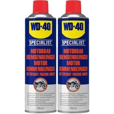 WD-40 Specialist Motorrad Bremsenreiniger Motorbike Brake Cleaner 2x500 ml