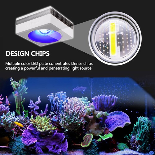 4PCS PopBloom RL90 WiFi Aquarium Reef LED Lights for 72in Marine Aquarium 180cm - Picture 10 of 12