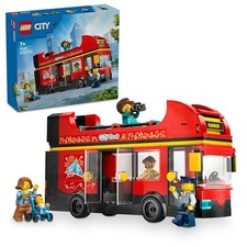 LEGO City Red Double-Decker Building Blocks Toy Birthday Gift Building Blocks