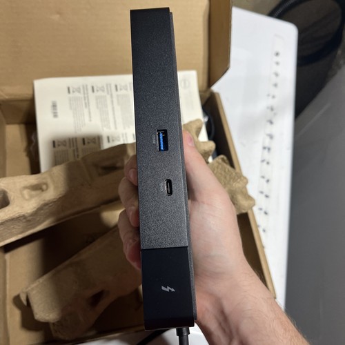 Dell WD22TB4 Thunderbolt 4 Dock 2 Thunderbolt 4 Ports Docking Station NOB NEW - Photo 4/11