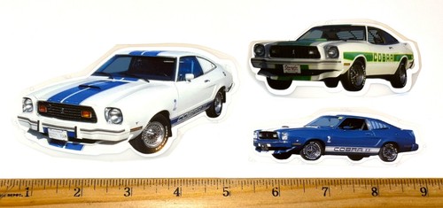 1976, 1977, 1978 Ford Mustang Cobra II vollfarbiger gestanzter Vinyl-Aufkleber Sticker
