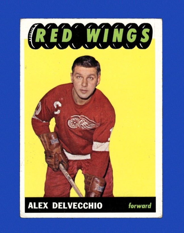 1965-66 Topps Set-Break # 47 Alex Delvecchio VG-VGEX *GMCARDS*