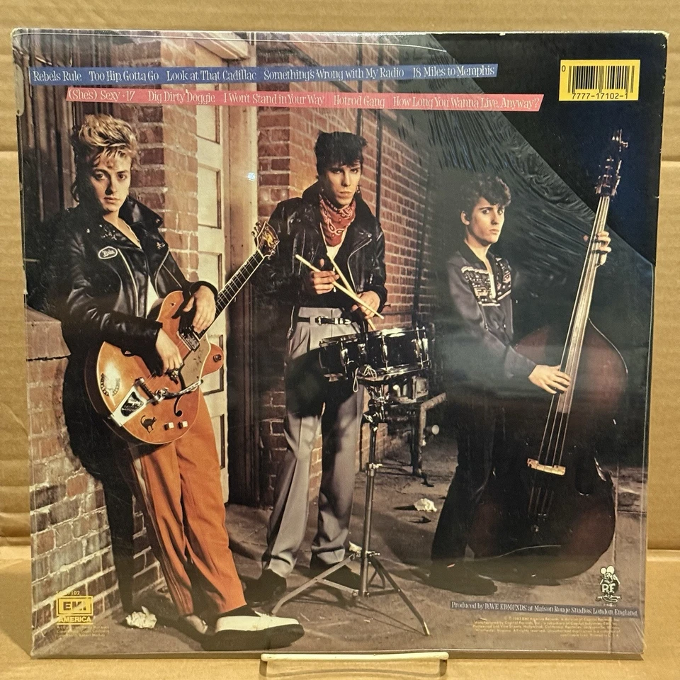 Rant N' Rave With The Stray Cats 1983 US ORG Sealed PROMO LP Brian Setzer - Image 4 of 4