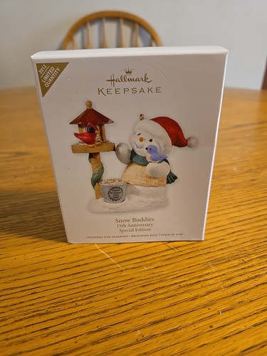 Hallmark Keepsake Snow Buddies 15th Anniversary Limited Quantity Ornament 2012