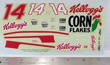 NASCAR DECAL 14 KELLOGG'S 1992 CHEVROLET LUMINA TERRY LABONTE JNJ 1/24