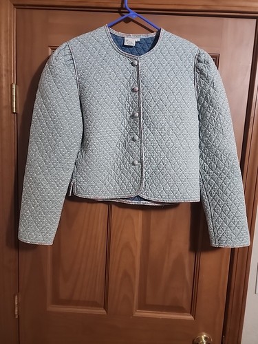Vintage Vera Bradley Indiana Steppjacke Puffärmel leicht cropped Cottagecore - Bild 2 von 17