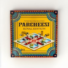 Parcheesi Royal Edition Board Dice Game -  Family Game Night Kids 8+ & Adults