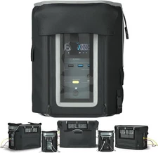 Portable Power Station Cover Waterproof, for ECOFLOW DELTA 2 & Extra Battery, 16
