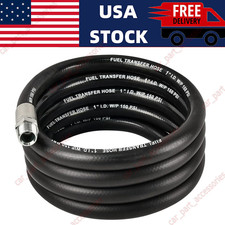 20FT 1'' Fuel Transfer Hose for Gasoline Diesel Dispensing Kerosene NEW