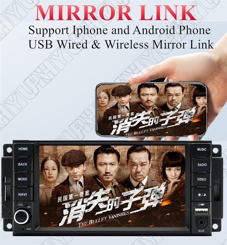 7'' Android 2GB+32GB Car Stereo Radio GPS Navigation For Chevrolet Jeep Chrysler - Zdjęcie 8 z 24