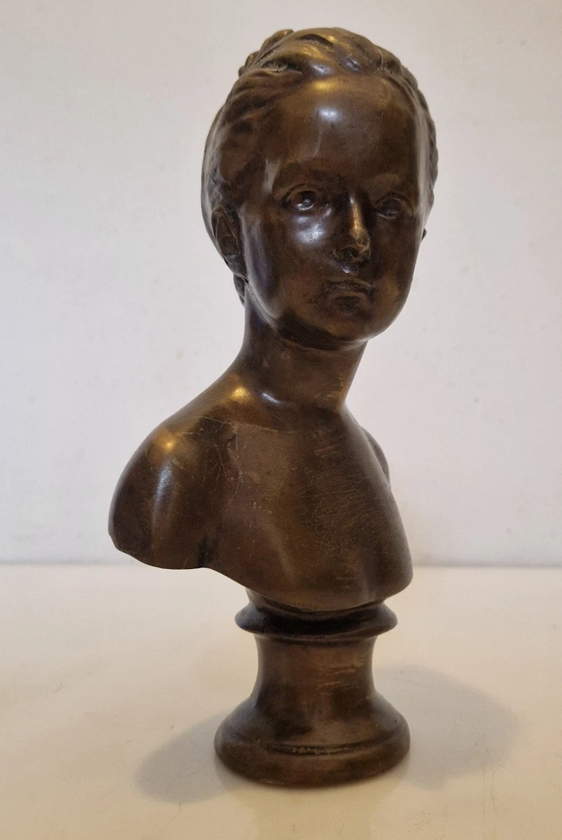 Tête De Médaillon Regal – Socle En Bronze – Étau De Montage Pour Mouche – Occasion