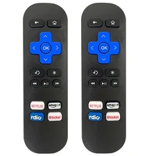2PCS Replacement Remote Control for ROKU BOX with NETFLIX Amazon REDIT TICKET