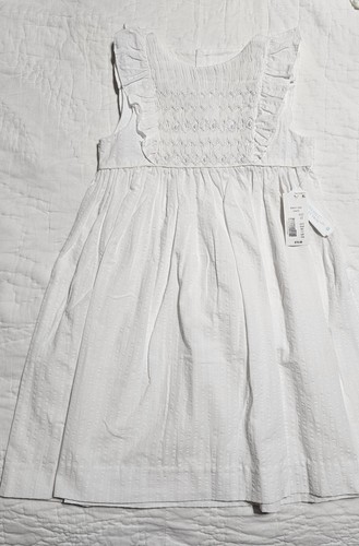 Abito bianco fumè bambina Edgehill Collection taglie 2T o 3T o 4T nuovo con etichetta/fm3 - Foto 1 di 5