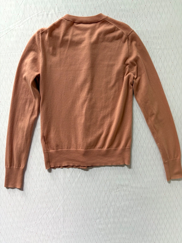 J.Crew Cardigan Sweater  Women's Size XS  Soft Orange  Button Down  Long Sleeve - Picture 3 of 12