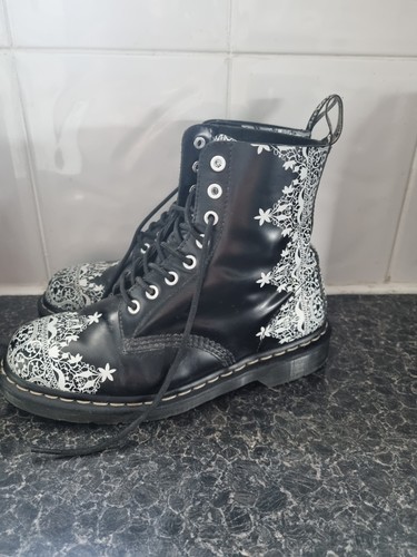 Dr Martens Doc Martens Size 7 Black White - Picture 2 of 22