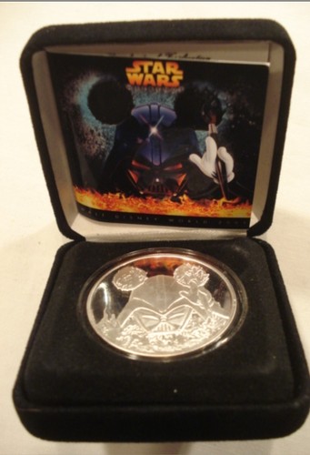 Star Wars Weekends Walt Disney World 2005 LE Sterlingsilber 1 Feinunze Münze