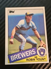 1985 Topps - Robin Yount #340 Milwaukee Brewers 