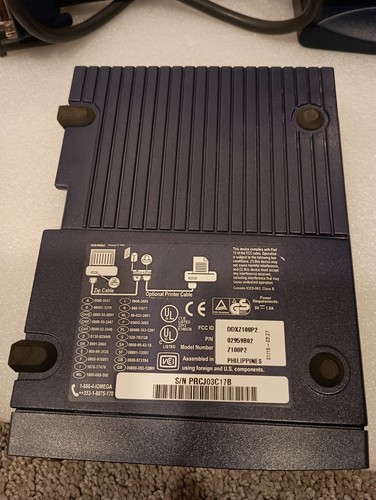 Iomega - 100MB External PC Zip Drive - Blue Tested Works W/11 Zip Disks + Stand - Afbeelding 3 van 12