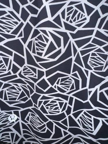 Lululemon women size 6 Sculpt Tank Posey Print Black White Floral athletic wear - Picture 4 of 4