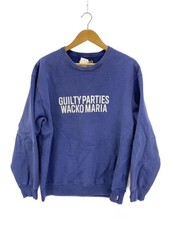 WACKO MARIA Sweatshirt L Cotton NVY Heavy Weight Crew Neck