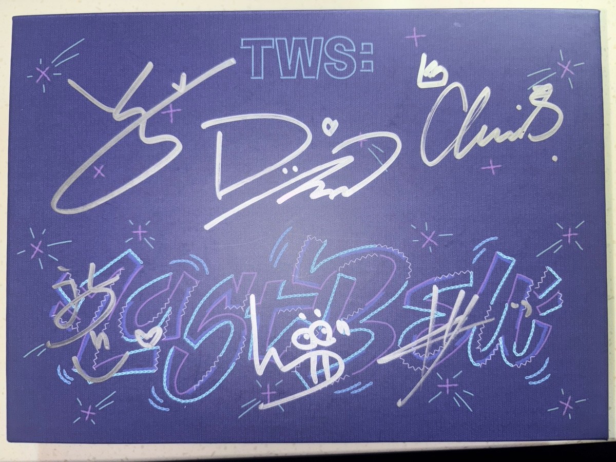TWS [Last Bell] All Member Autographed Signed Album | eBay