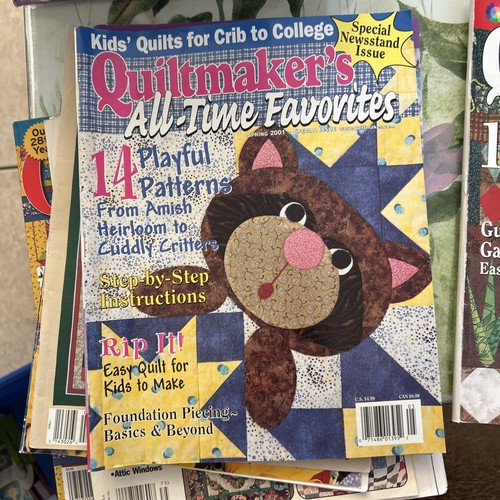 QUILTMAKER MAGAZINE -10, Quilters -6, Other Quilt Magazines-3 Years: 1990-2007 - Picture 14 of 20