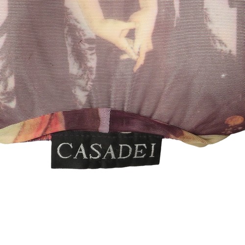 CASADEI- 1990s Printed Mesh Top, Size 4 - Picture 6 of 6