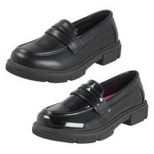 Scarpe Formali Da Scuola Per Ragazze Con Suola Spessa In Sintetico - H2R713