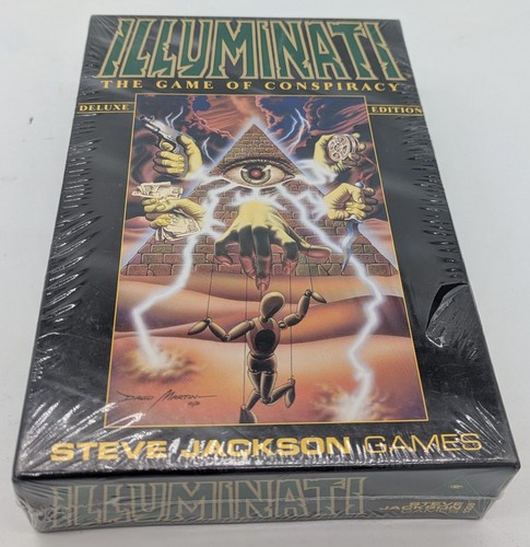 Illuminati the Game of Conspiracy 1st Edition by Steve Jackson Games 2017 Sealed