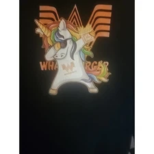 Whataburger Pullover Sweater Fleece Hoodie Small Long Sleeve Sweatshirt A125 New